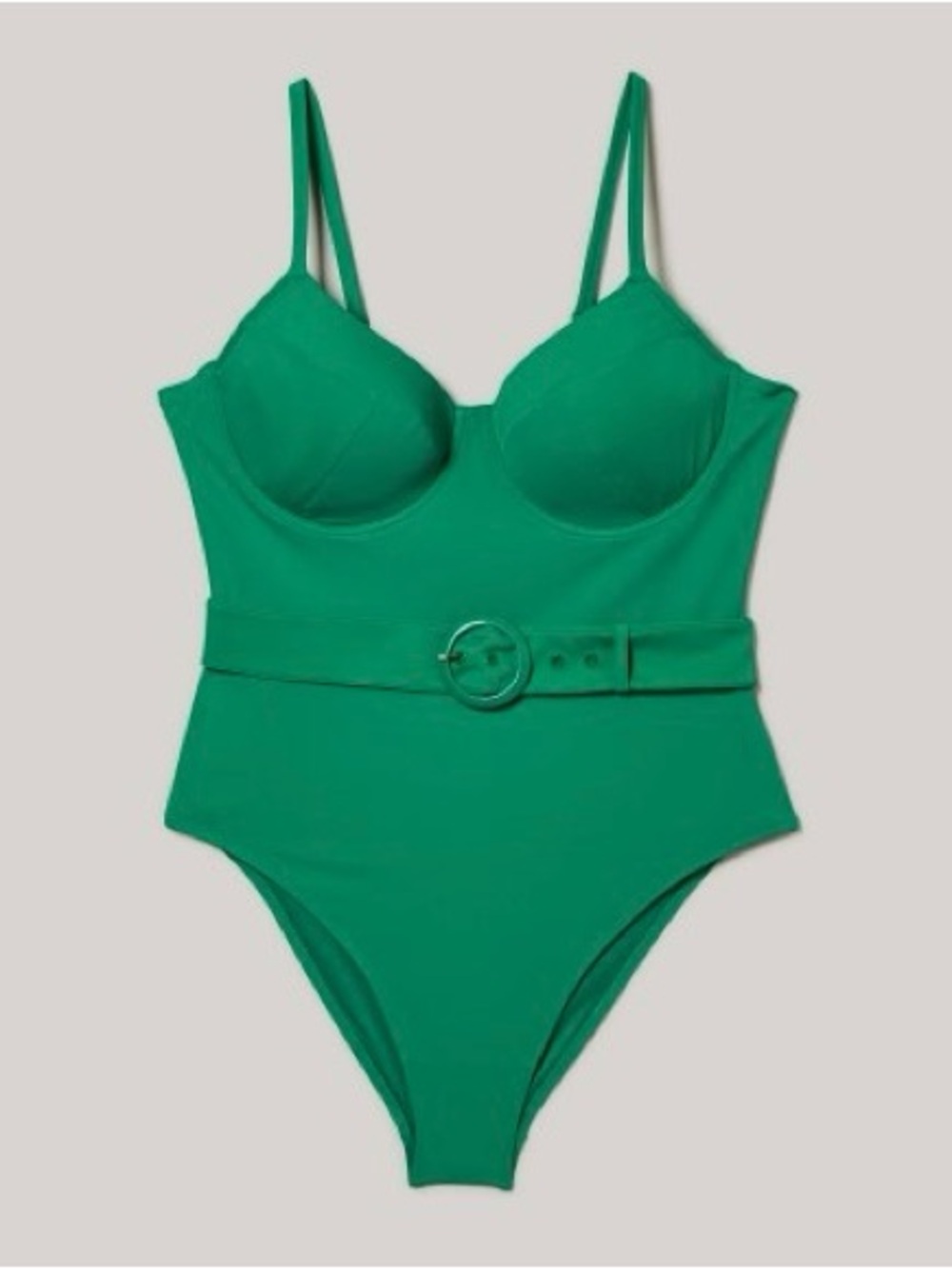 JOE FRESH x Roxy Earle | Green Belted One-Piece Swimsuit